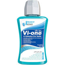 دهان شویه وی وان مدل General Cool Mint حجم 330 میلی لیتر_ vi-one) mouthwash)