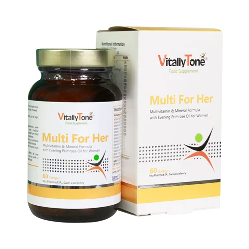 کپسول مولتی فور هر مخصوص خانم ها ویتالی تون 60 عدد_multi for her(vitally tone)