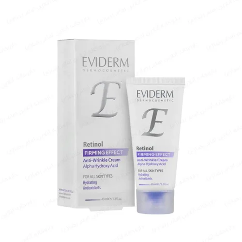 کرم ضد چروک صورت اویدرم حاوی 3% آلفا هیدروکسی اسید / Anti Wrinkle Cream Eviderm