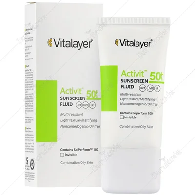 فلوئید ضد آفتاب اکتی ویت SPF50(بی رنگ)